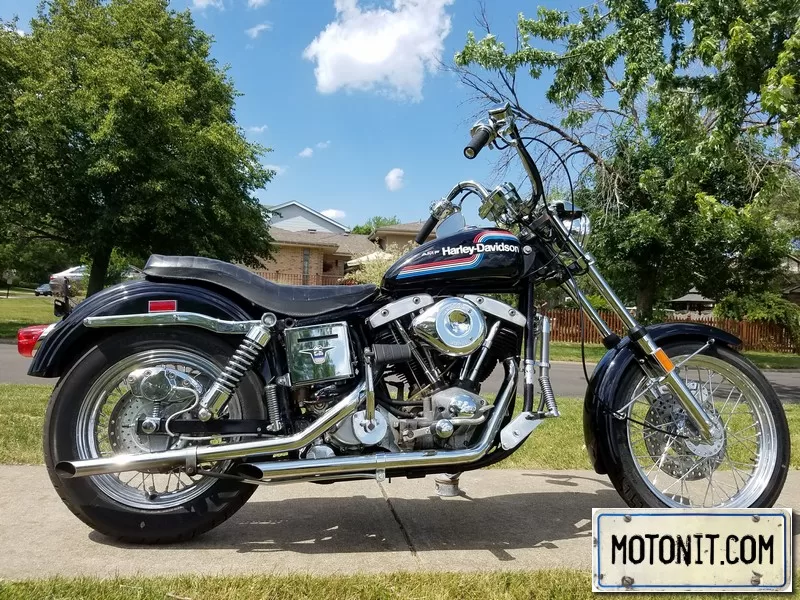 1975 AMF Harley-Davidson FXE 1200 Super Glide Shovelhead | Motonit 2017