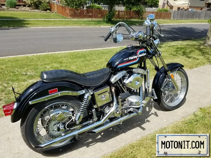 1975 AMF Harley-Davidson FXE 1200 Super Glide Shovelhead | Motonit 2017