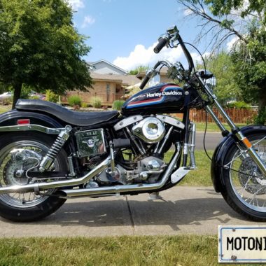 1975 AMF Harley-Davidson FXE 1200 Super Glide Shovelhead | Motonit 2017