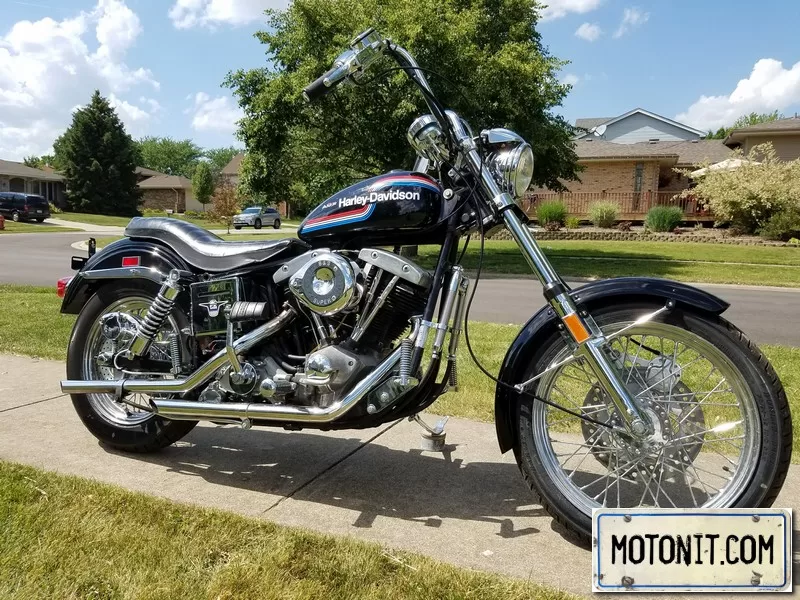 1975 AMF Harley-Davidson FXE 1200 Super Glide Shovelhead | Motonit 2017