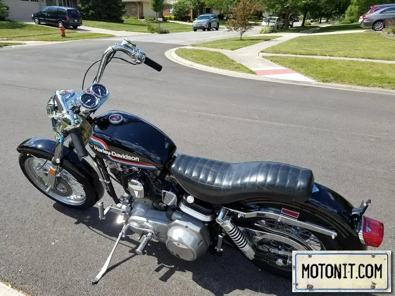 1975 AMF Harley-Davidson FXE 1200 Super Glide Shovelhead | Motonit 2017