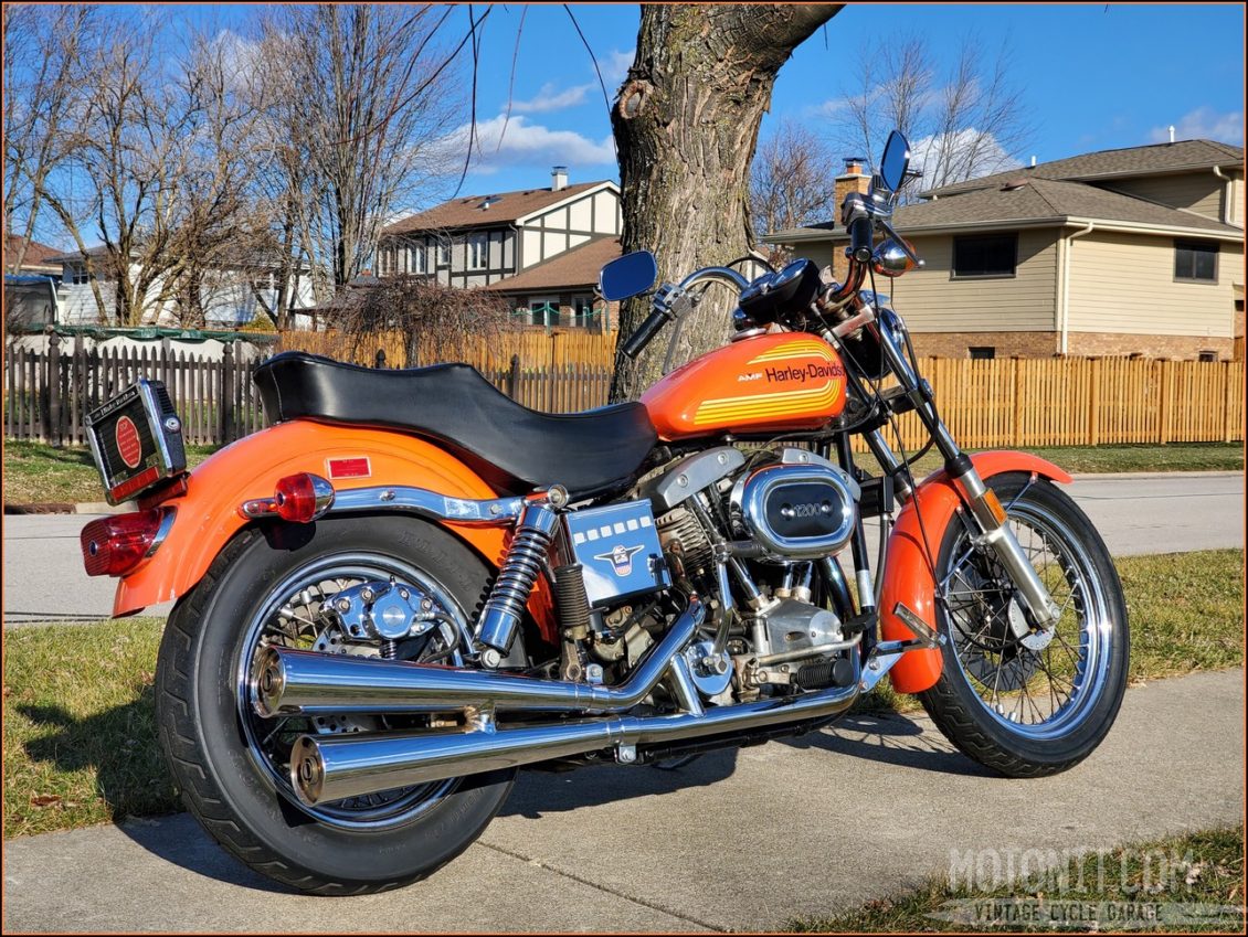 1976 AMF Harley Davidson FXE superglide Shovelhead | Motonit 2020